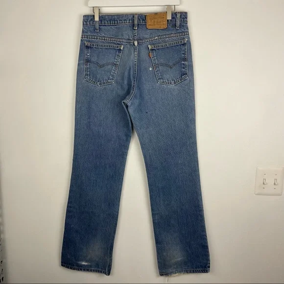 FREE HOOVER VINTAGE REPURPOSED LEVI’S JEANS - Picture 3 of 10